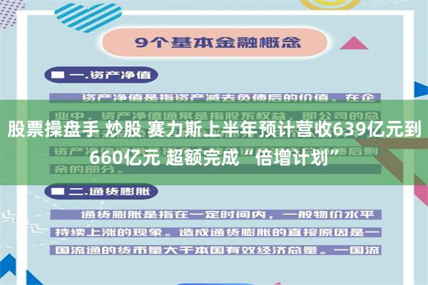 股票操盘手 炒股 赛力斯上半年预计营收639亿元到660亿元 超额完成“倍增计划”